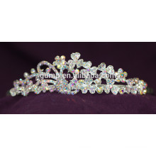 Hochzeit AB Kristall Tiara Strass Perle Krone